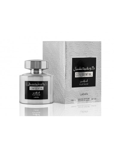 Lattafa Confidential Platinum 100 ml EDP (Unisex)