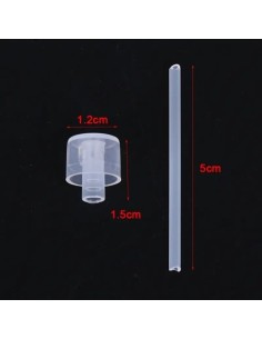 Pack 10 Botellas de Vidrio de 10 ml C/U + 5 Atomizadores para Decant de Parfumes