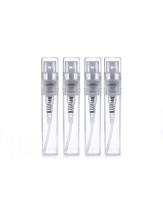 10 Botellas Vacías de Vidrio Para Decant de 5 ml Cada Una + 5 Atomizadores