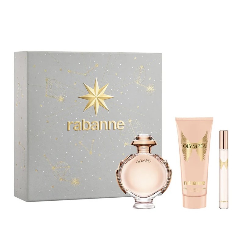 Set - Rabanne Olympea 80 ml EDP + Body Lotion 100 ml +10 ml EDP