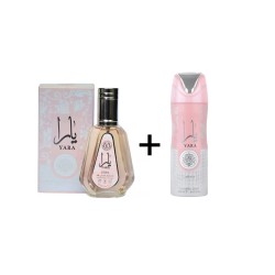 Set - Yara Ard Al Zaafaran 50 ml EDP + Yara Deo Corporal 200 ml