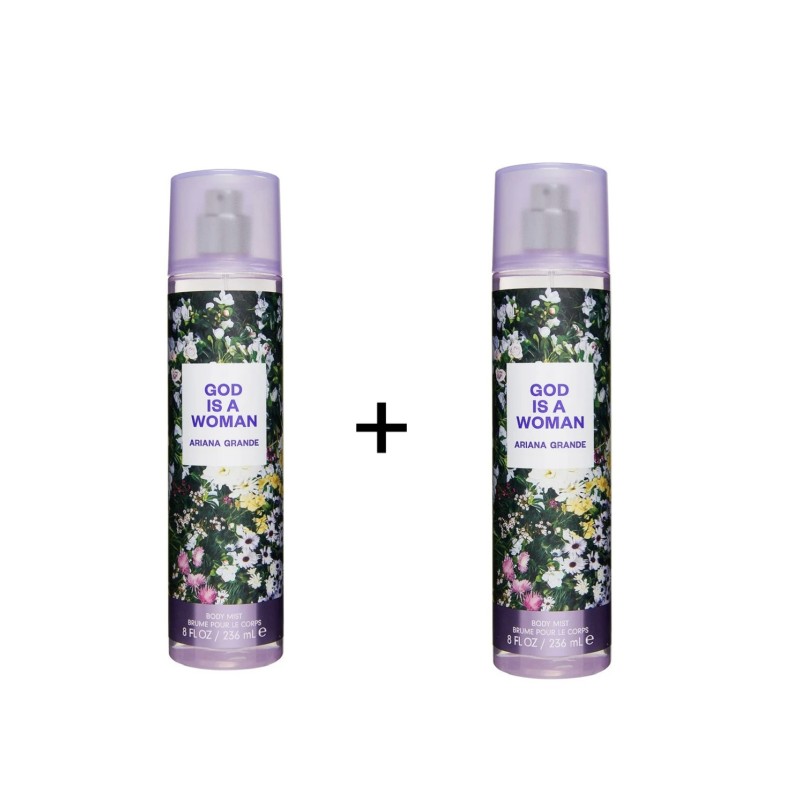Pack OFERTA - 2 Body Mist Ariana Grande God Is A Woman 236 ml Cada Una