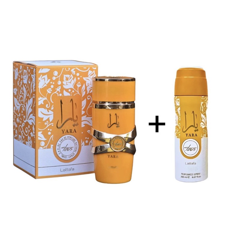 Set - Lattafa Yara Tous 100 ml EDP + Deo Corporal 200 ml
